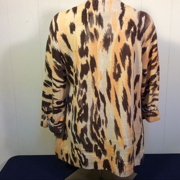 Chico’s Womens Cardigan Sweater size 1 junior - Picture 3 of 10